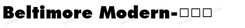 Beltimore Modern字体转换